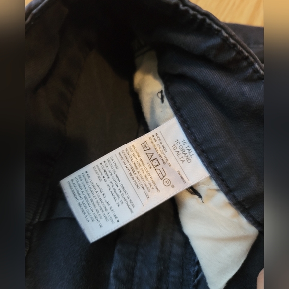 Old Navy Blue Skinny Ankle Pants - Size 10 Long - Picture 5 of 5